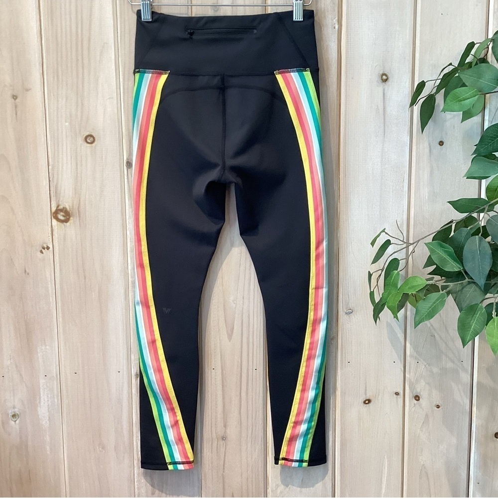 IVL Collective rainbow stripe leggings